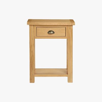 Dunelm Sherbourne Oak Telephone Table Natural