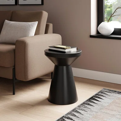 Dunelm Hari Side Table Black