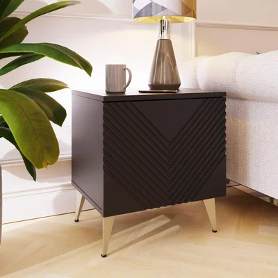 Dunelm Ava Side Table Midnight