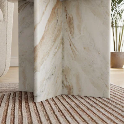 Dunelm Lana Marble Small Side Table