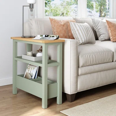 Dunelm Bromley Side Table Sage (Green)