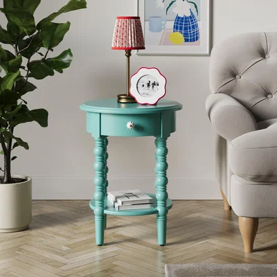 Dunelm Pippin Side Table Aqua