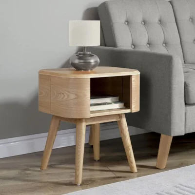 Dunelm Return - Oslo Side Table, Oak