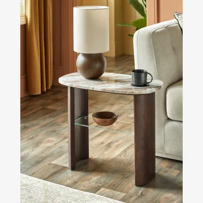 Danetti Adalynn marble side table