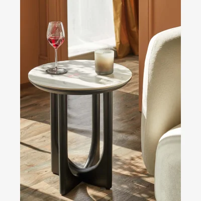 Danetti Orlan natural ceramic side table