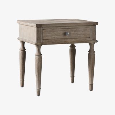 Furniture Village Riviera 1 Drawer Lamp Table - Brown