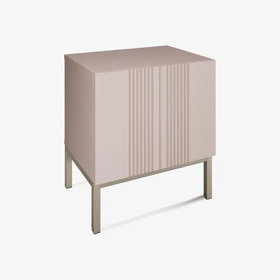 Furniture Village Delta Lamp Table with Smart LED Lighting - Mulberry