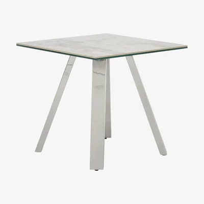 Furniture Village Nevada Lamp Table - White