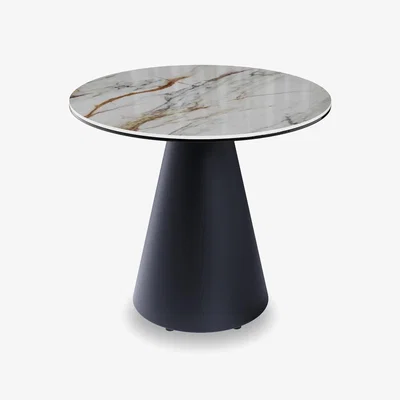 Furniture Village Akante - Felipe Lamp Table with Black Base