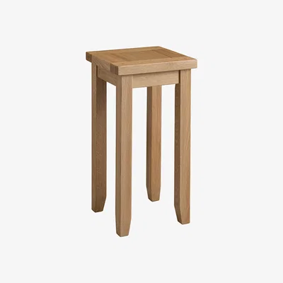 Furniture Village Furnitureland - California Solid Oak Small Lamp Table - Brown