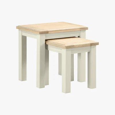 Furniture Village Furnitureland - Angeles Nest of Tables - White