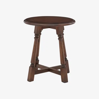 Furniture Village Old Charm Lamp Table - Brown