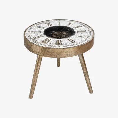Furniture Village Mirrored Clock Table