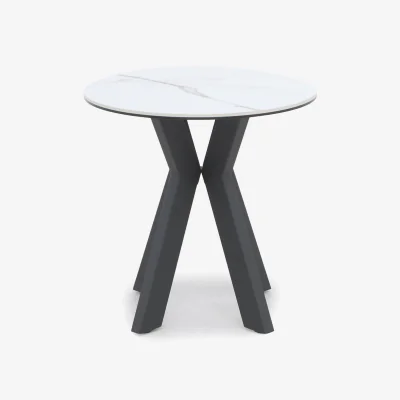 Furniture Village Quattro Round Lamp Table