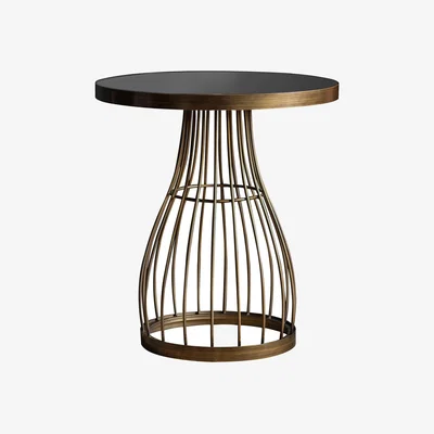 Furniture Village Bellura Side Table - Bronze