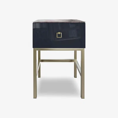 Furniture Village Lana Lamp Table - Onyx