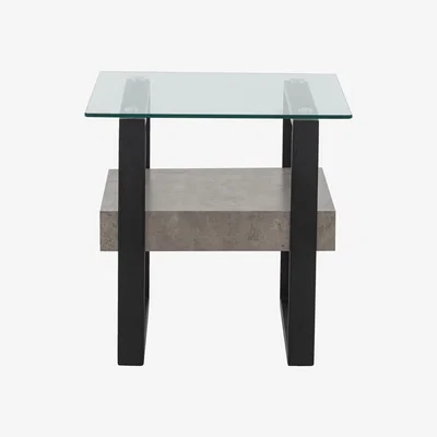 Furniture Village Odense Lamp Table - Black