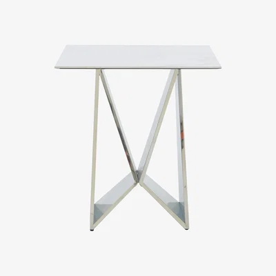 Furniture Village Marvel Chrome Lamp Table