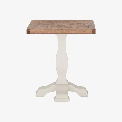 Furniture Village Pattern Lamp Table - Cream