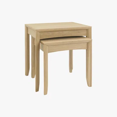 Furniture Village Duplex Nest of Tables - Brown - By Furniture Village