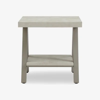 Furniture Village Matera Lamp Table with Shelf