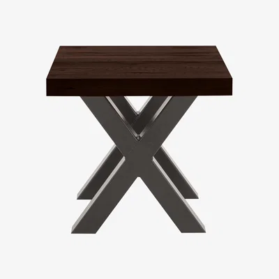 Furniture Village Bodahl - Terra Lamp Table - Mocca Black