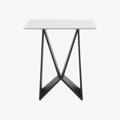 Furniture Village Marvel Black Lamp Table