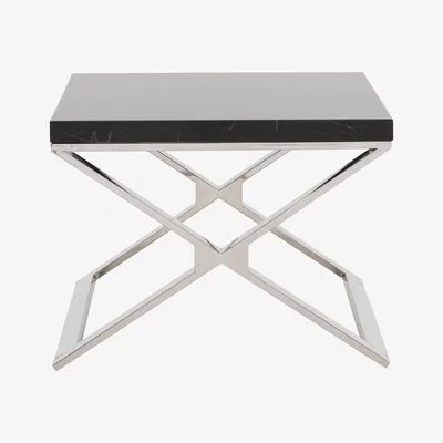 Furniture Village Bali Lamp Table - Black
