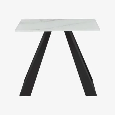 Furniture Village Chamonix Lamp Table - White