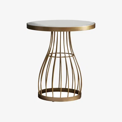 Furniture Village Bellura Side Table - Champagne