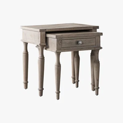 Furniture Village Riviera Nest of Tables - Brown - By Furniture Village