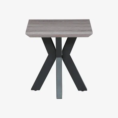 Furniture123 Grey Wash Effect Side Table - Liberty