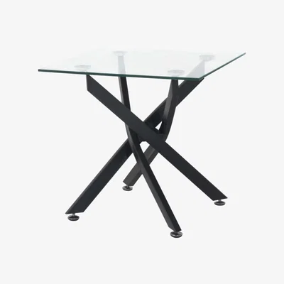Furniture123 Glass Side Table - Kacey