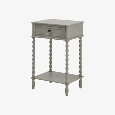 Furniture123 Bobbin Side Table with Drawer -Camden