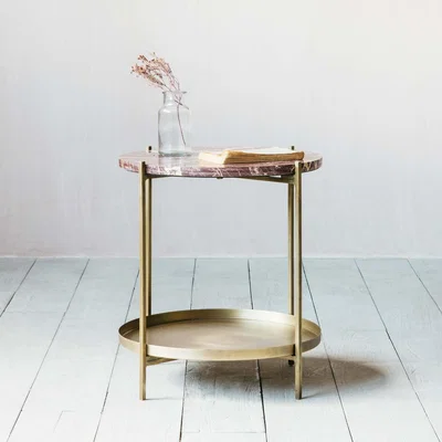 Graham & Green Maeve Marble Side Table