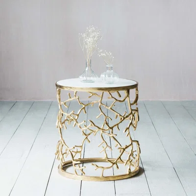 Graham & Green Gold Branchlet Side Table