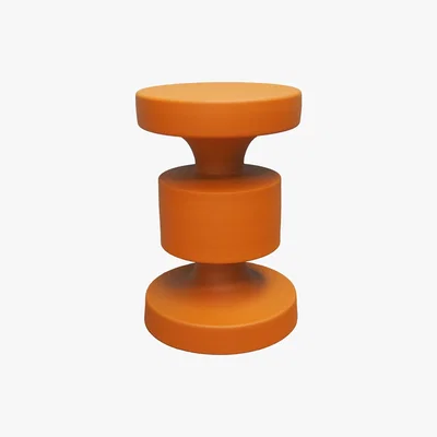 Graham & Green Rust Orange Metal Side Table