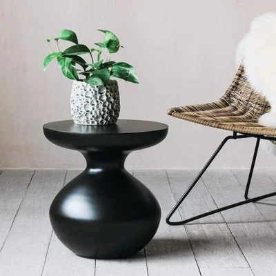 Graham & Green Black Bubble Side Table