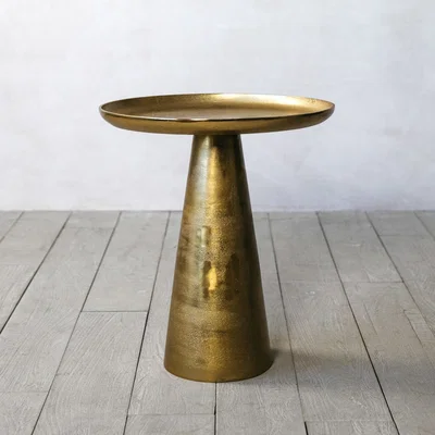 Graham & Green Plateau Brass Side Table