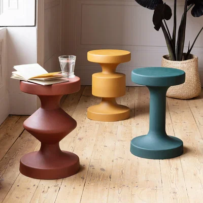 Graham & Green Teal Metal Side Table