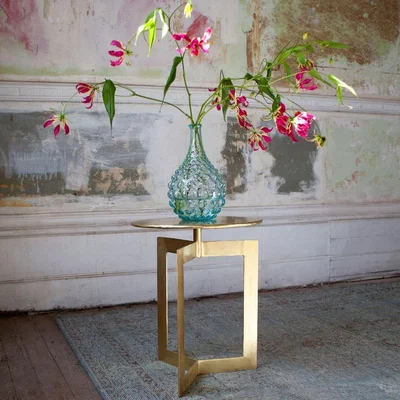 Graham & Green Trudi Brass Side Table