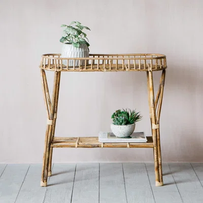 Graham & Green Two Tiered Bamboo Table