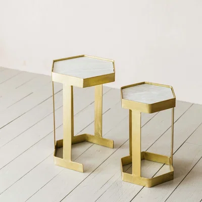 Graham & Green Mack Set of Two Nesting Tables