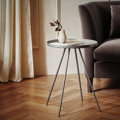 Habitat Habitat Cebo Side Table - Silver