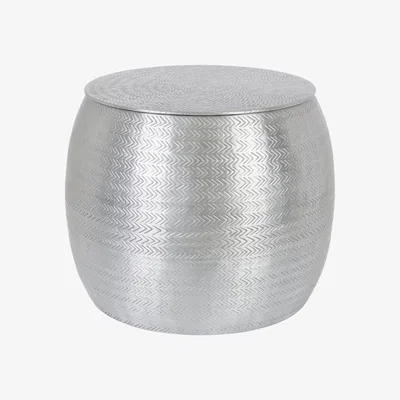 Habitat Habitat Sona Storage Side Table - Silver