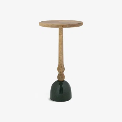 Habitat Habitat x Morris & Co. Hammersmith Marble & Wood Side Table