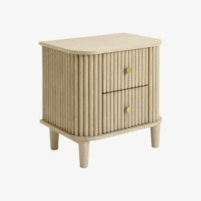 Habitat Habitat Kendi 2 Drawer Side Table - Natural