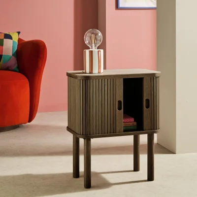 Habitat Habitat Lex Side Table - Smoked Natural