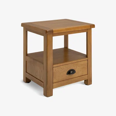 Habitat Habitat Kent 1 Drawer Side Table - Oak