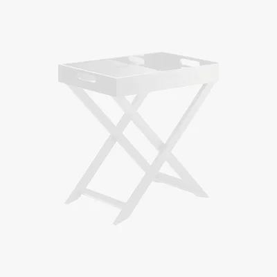 Habitat Habitat Oken Folding Side Table - White, White